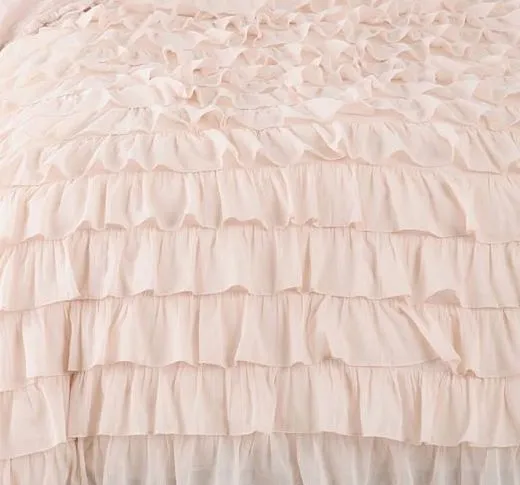 15 Inch Drop Bed Skirt Light Pink 1000TC Egyptian Cotton 1-PC