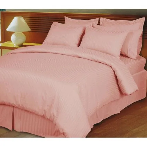 15 Inch Drop Bed Skirt Light Pink 1000TC Egyptian Cotton 1-PC