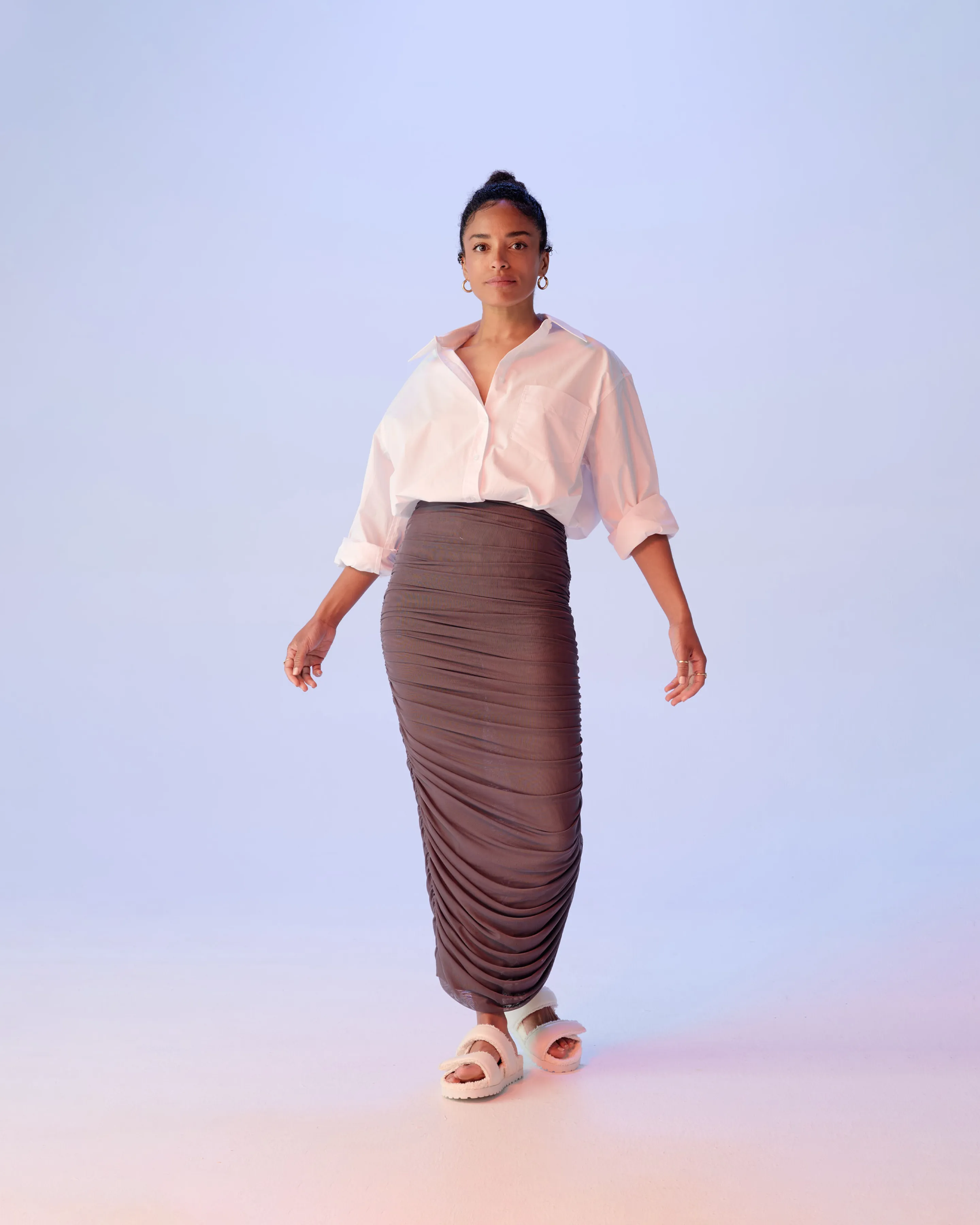 ALLORA COTTON SHIRT PINK