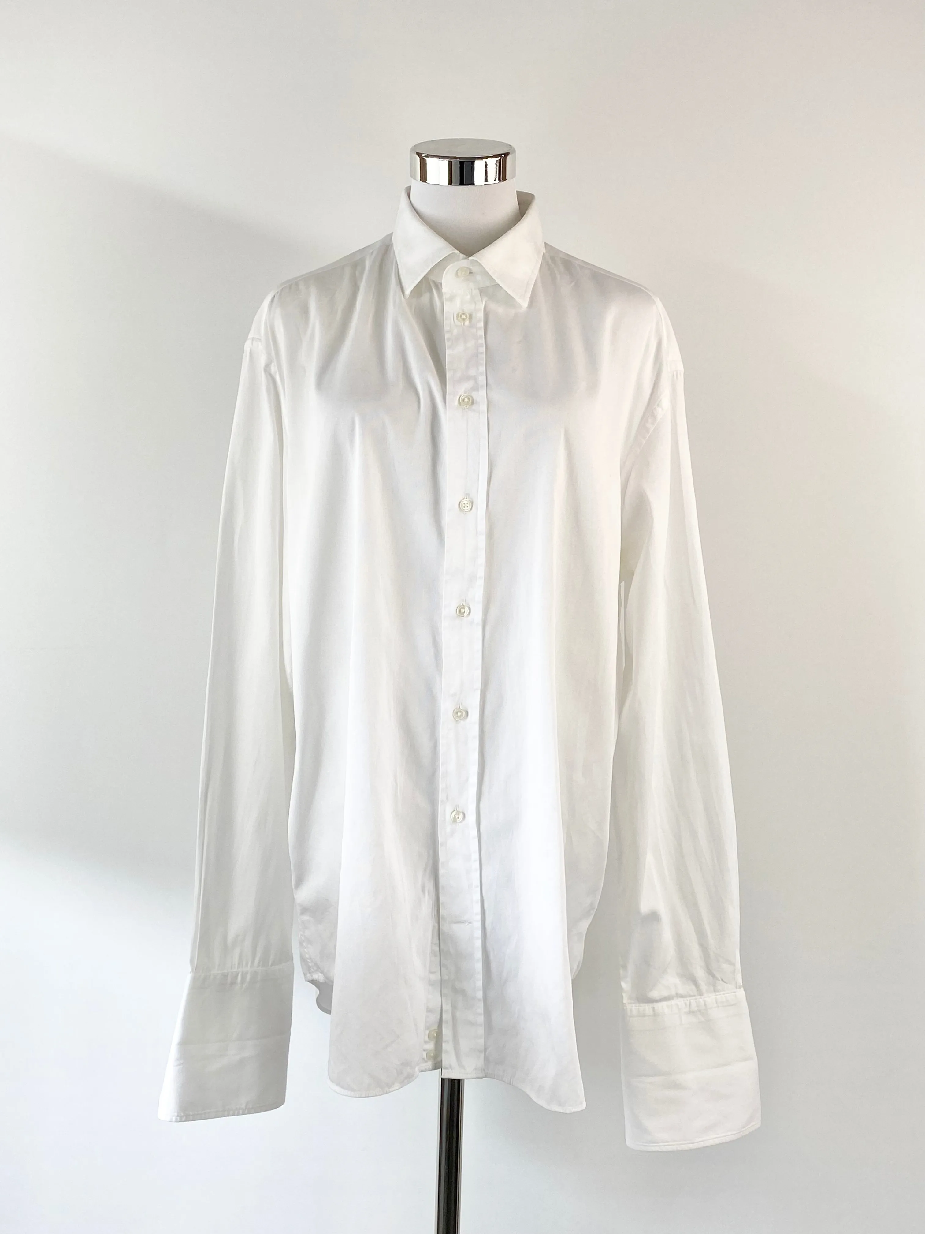 Armani Collezioni Crisp White French Cuff Shirt - 43/17