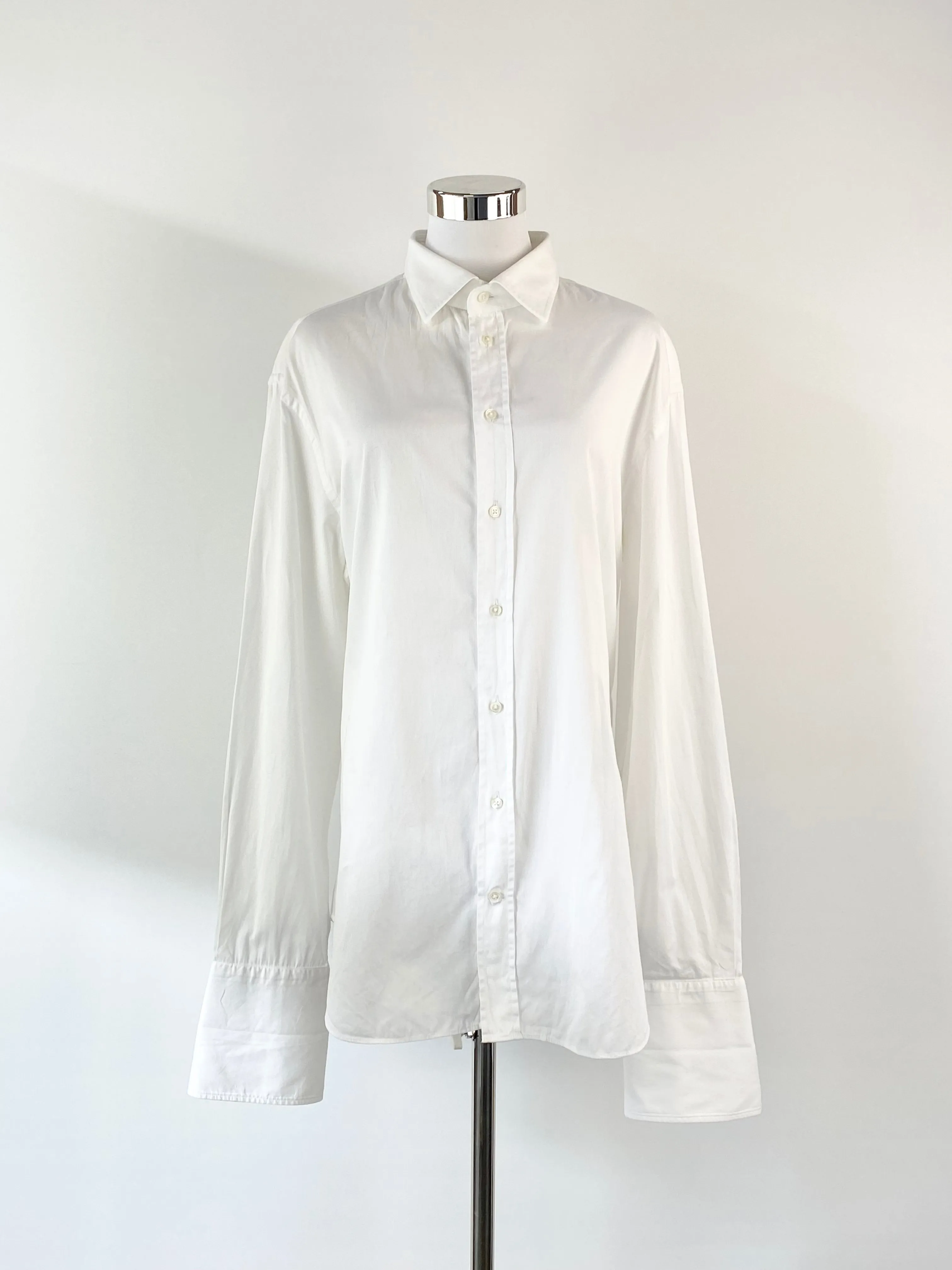 Armani Collezioni Crisp White French Cuff Shirt - 43/17