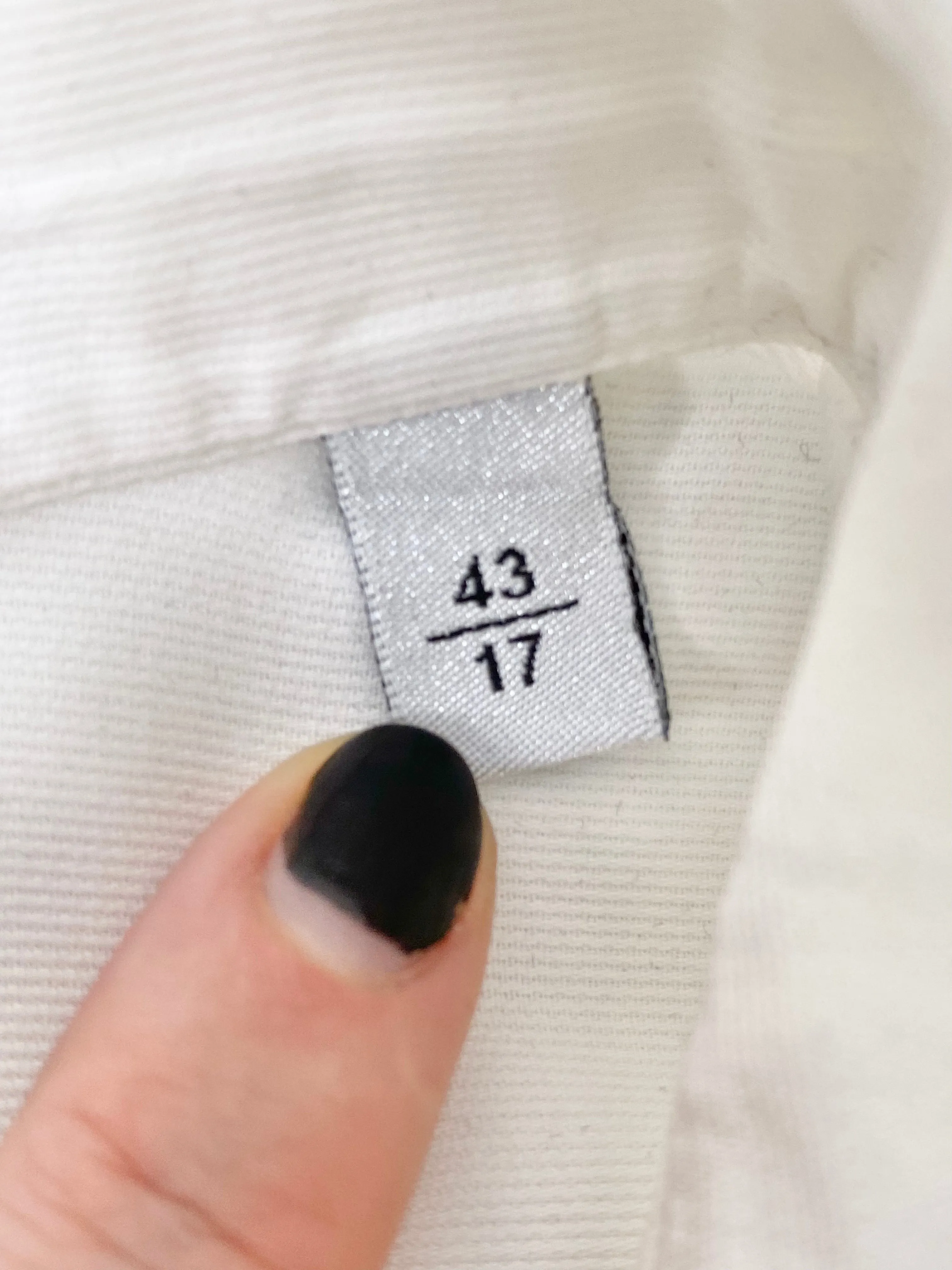 Armani Collezioni Crisp White French Cuff Shirt - 43/17