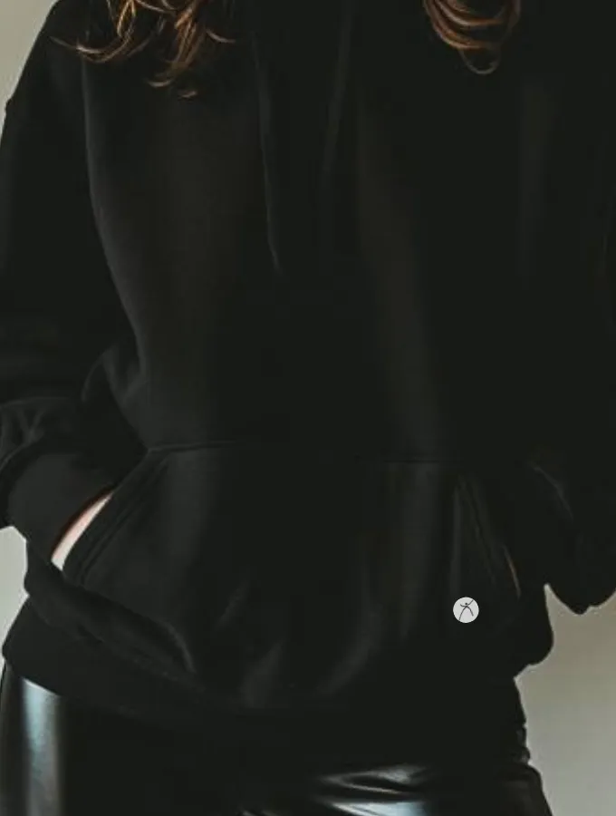 BASIC HOODIE - BLACK