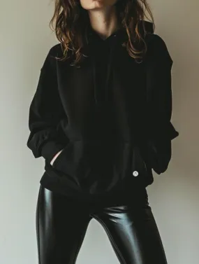 BASIC HOODIE - BLACK