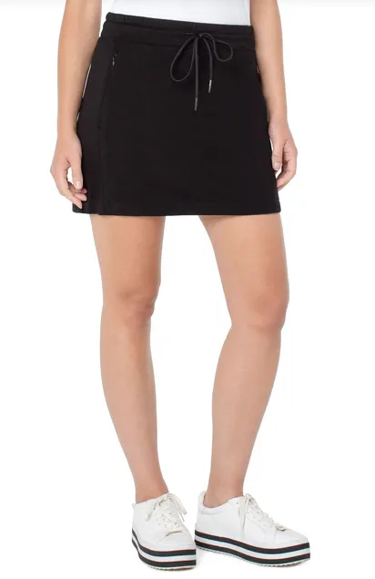 Black Pull On Skort (15.5")