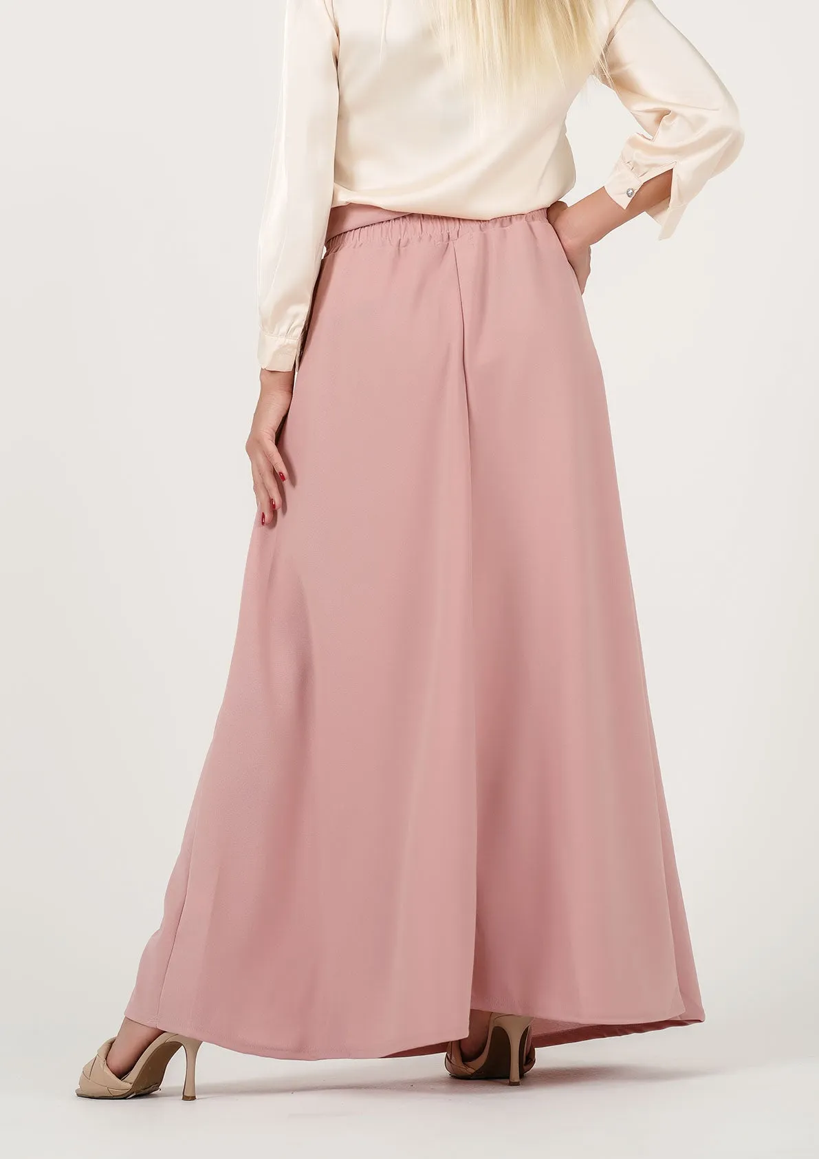 Blush Perfection: The Signature Flow Skirt