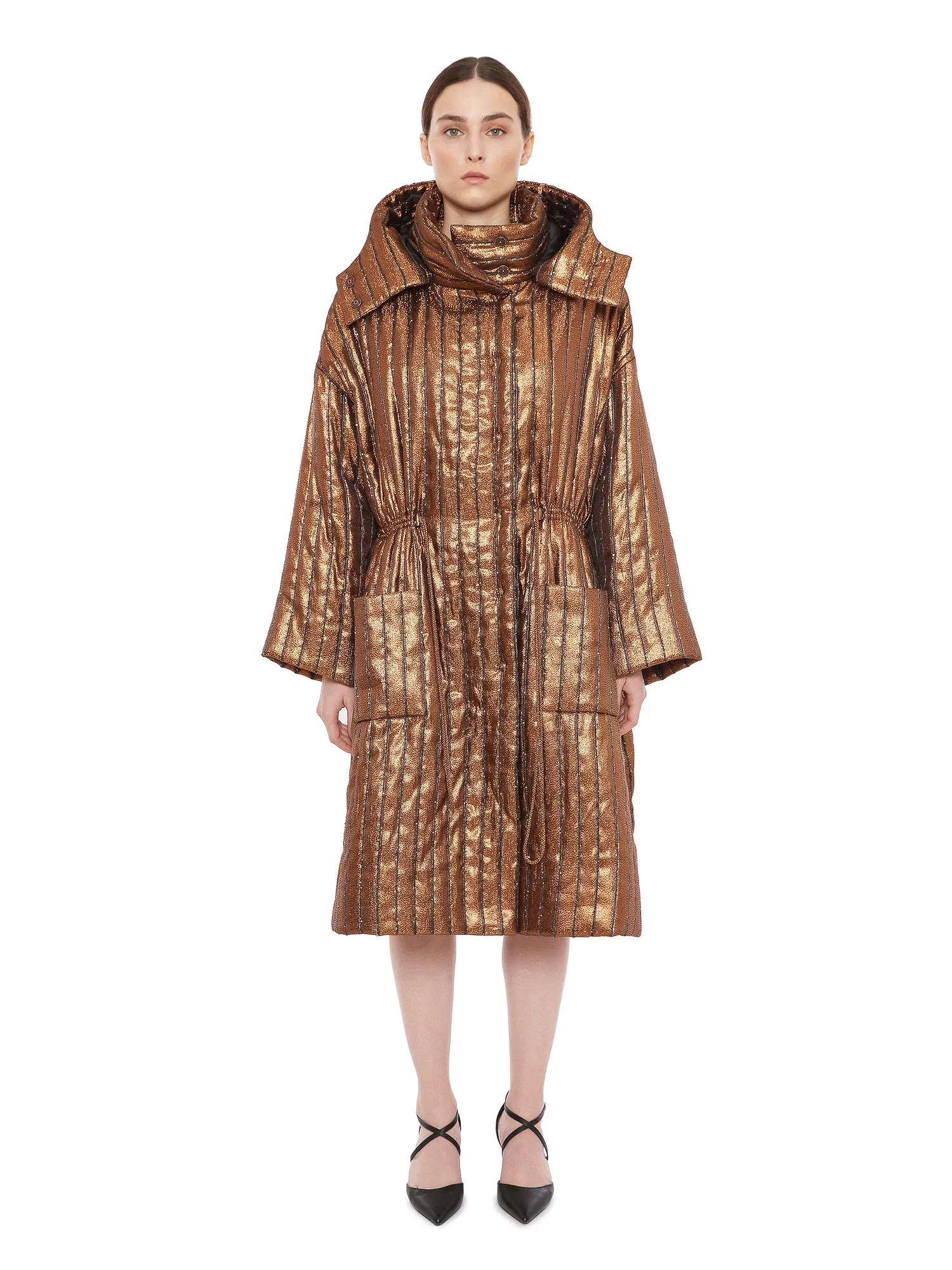 Bronze Puffer Coat