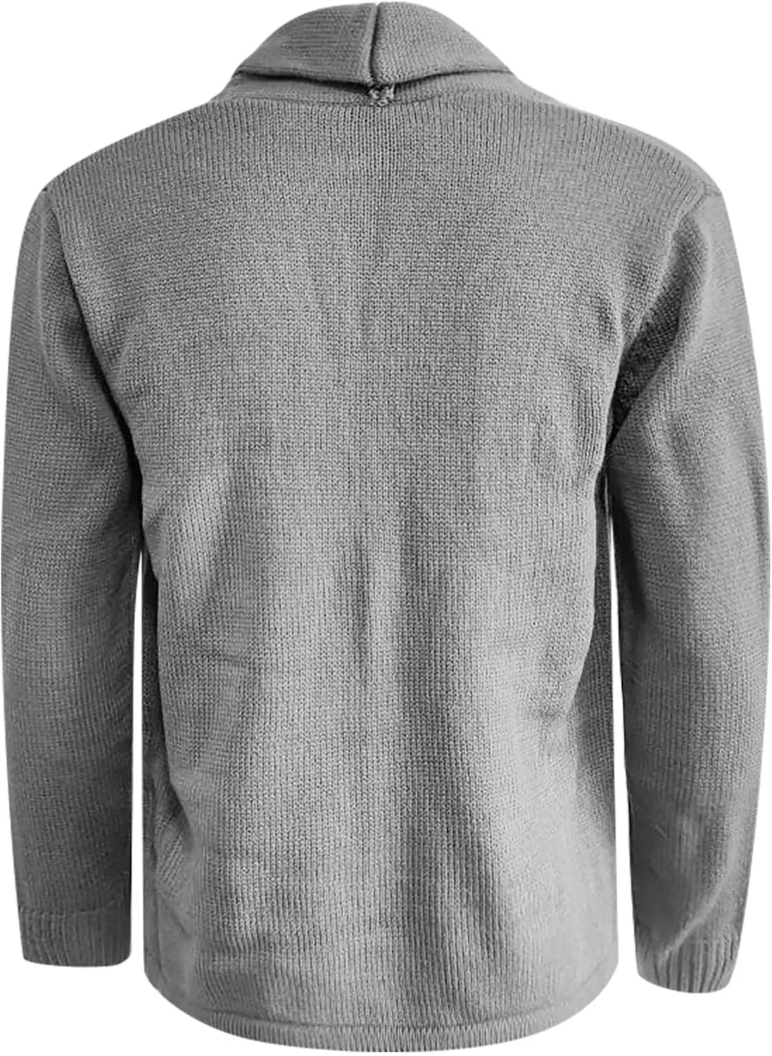 Cardigan Men with Buttons Knit Lapel Men Cardigan Sweater Thick Warm Loose Winter Cardigan