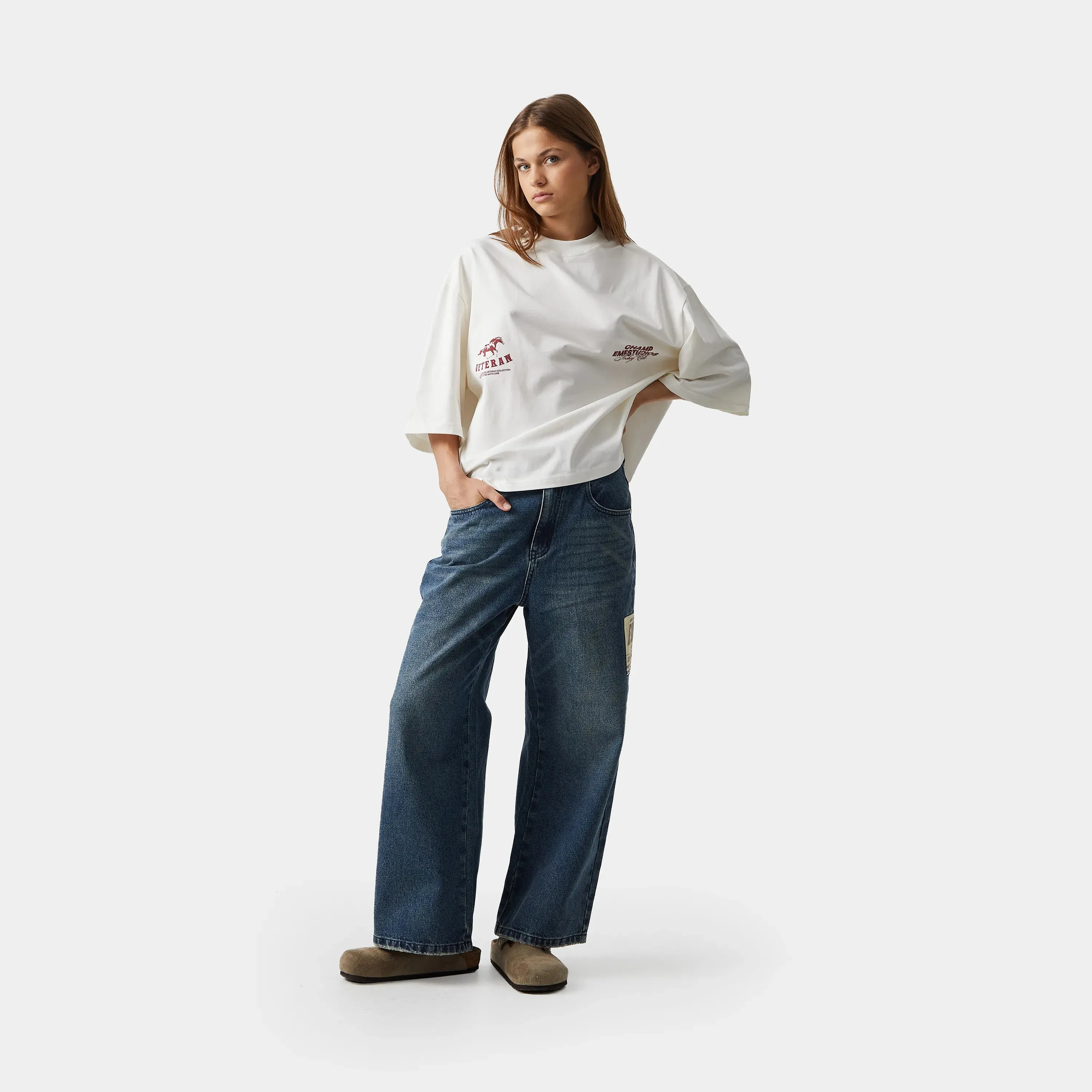 Champ Off Sand Oversized Tee