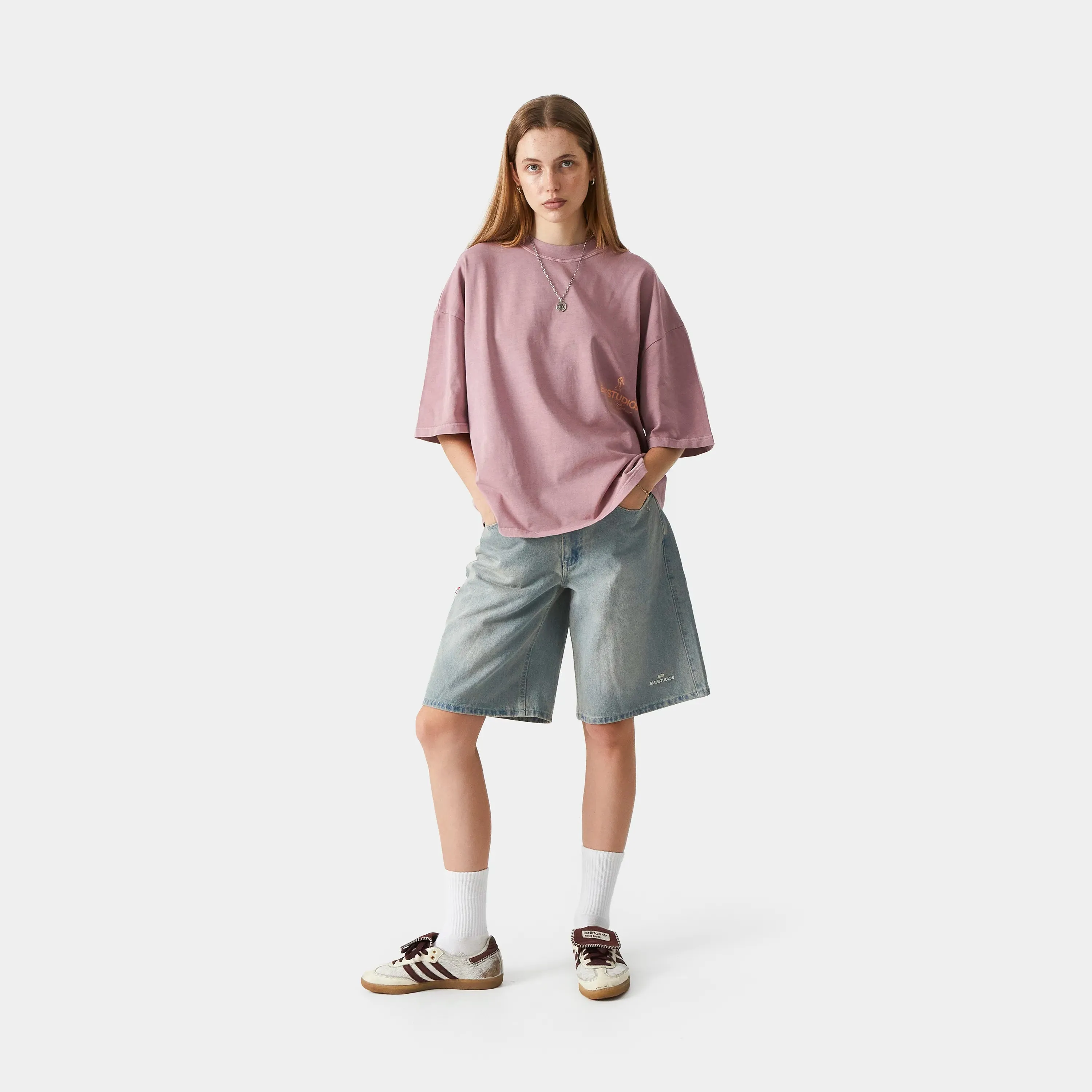Disco Merlot Oversized tee