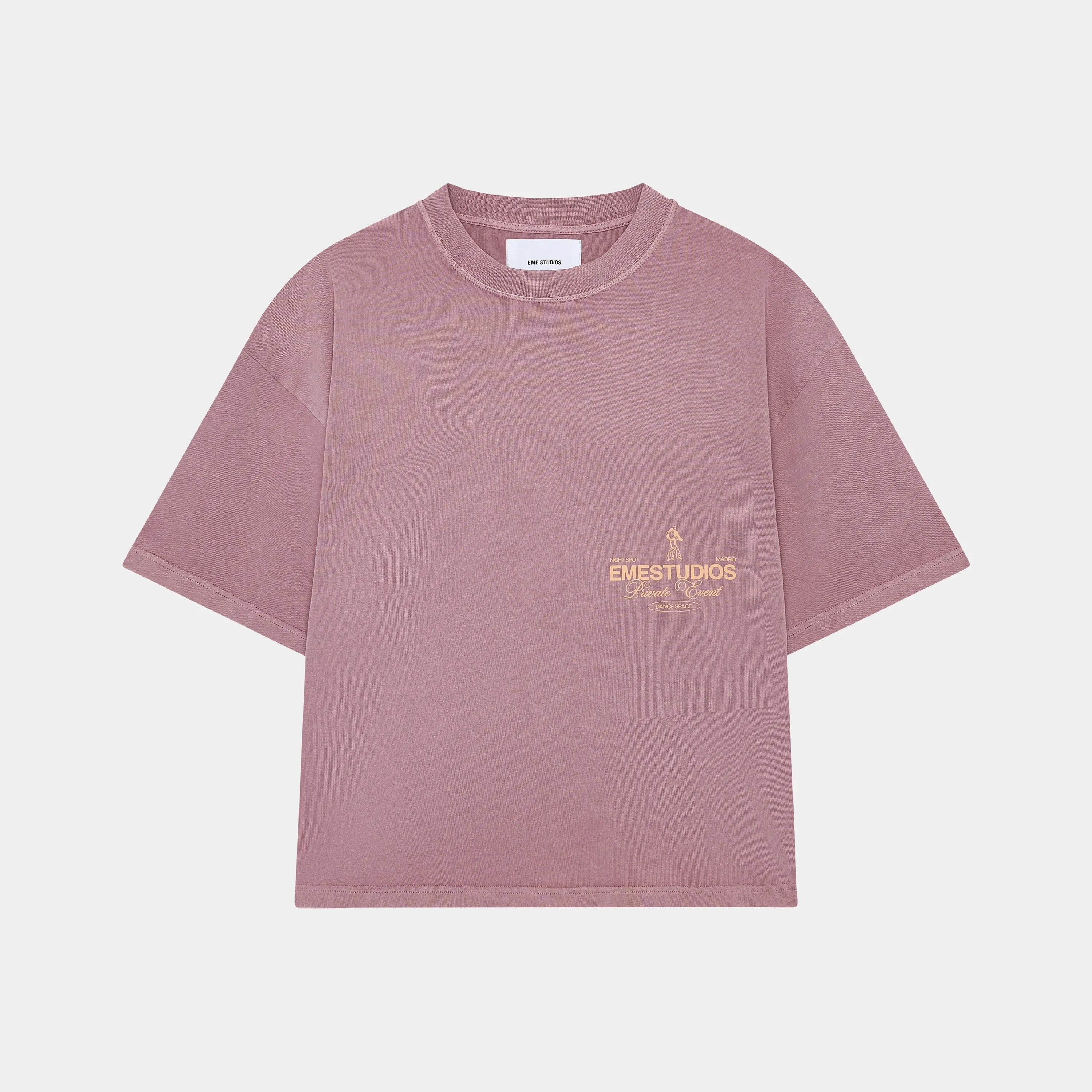 Disco Merlot Oversized tee