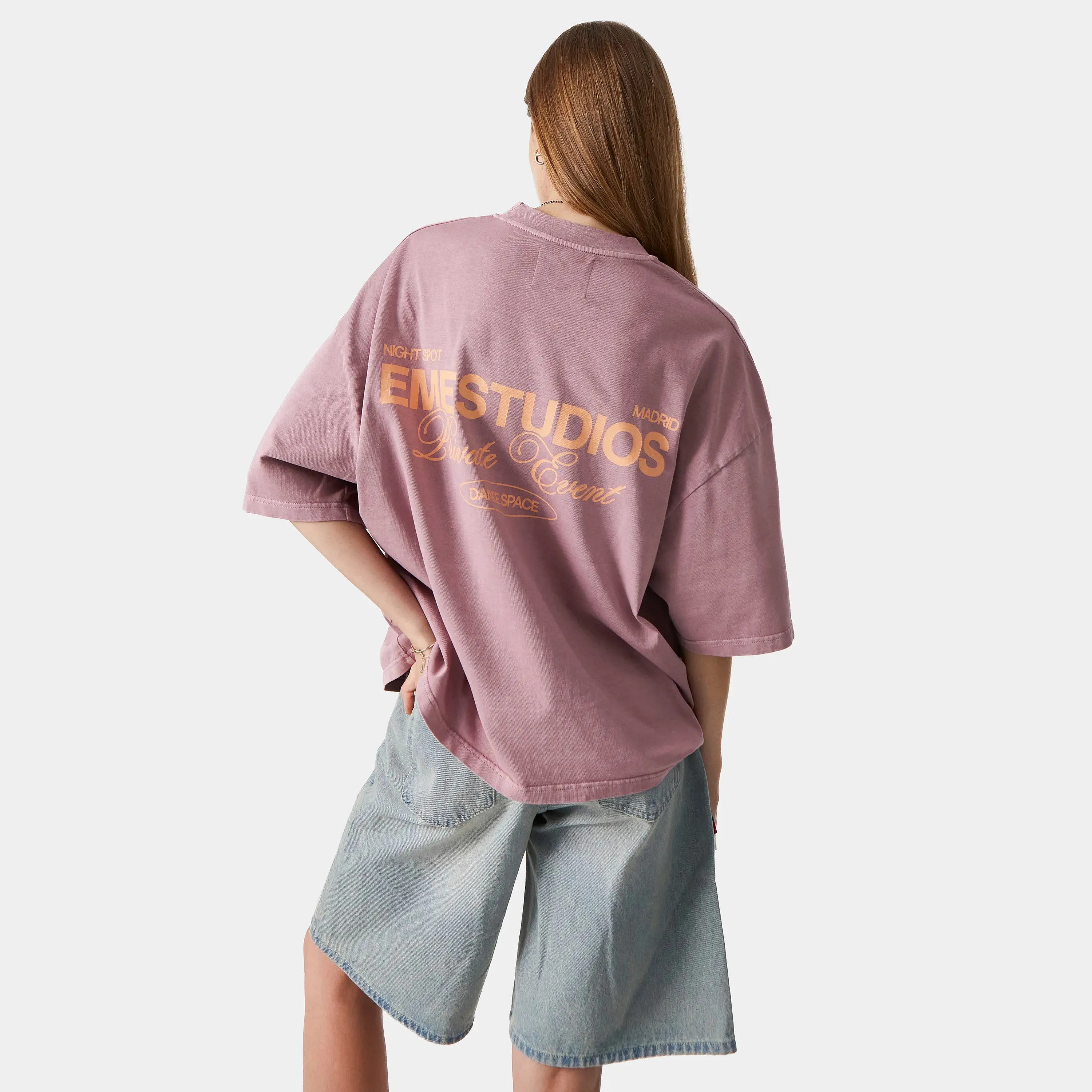 Disco Merlot Oversized tee