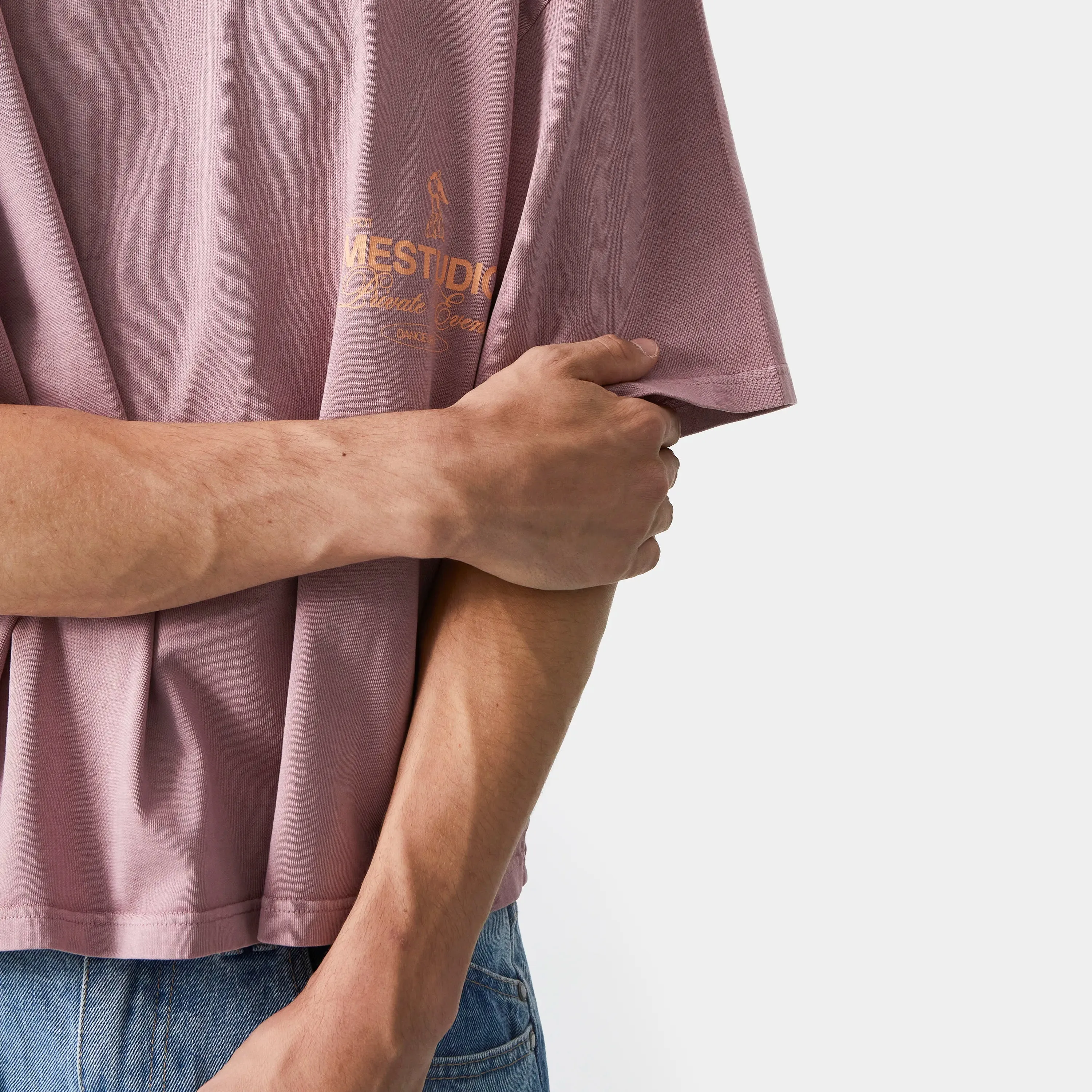 Disco Merlot Oversized tee