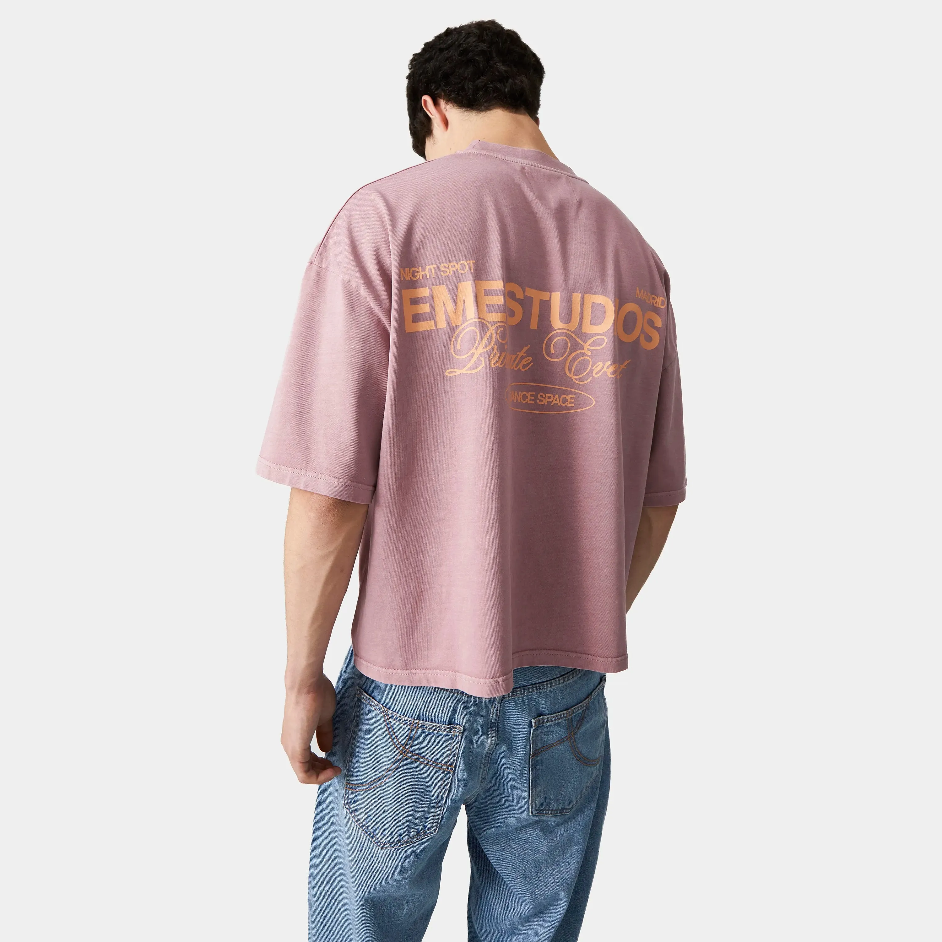 Disco Merlot Oversized tee