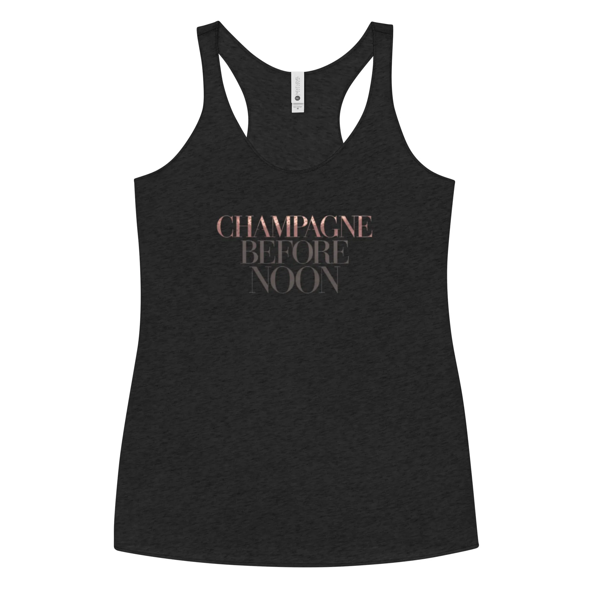 DUO MODERN "Champagne Before Noon" Women's Racerback Tank