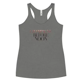 DUO MODERN "Champagne Before Noon" Women's Racerback Tank
