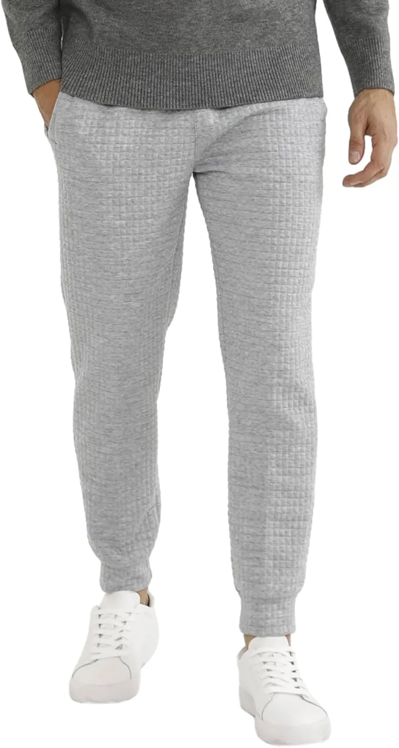 GINGTTO Men's Sweatpants Waffle Slim Fit Stretch Jogger Pants for Men