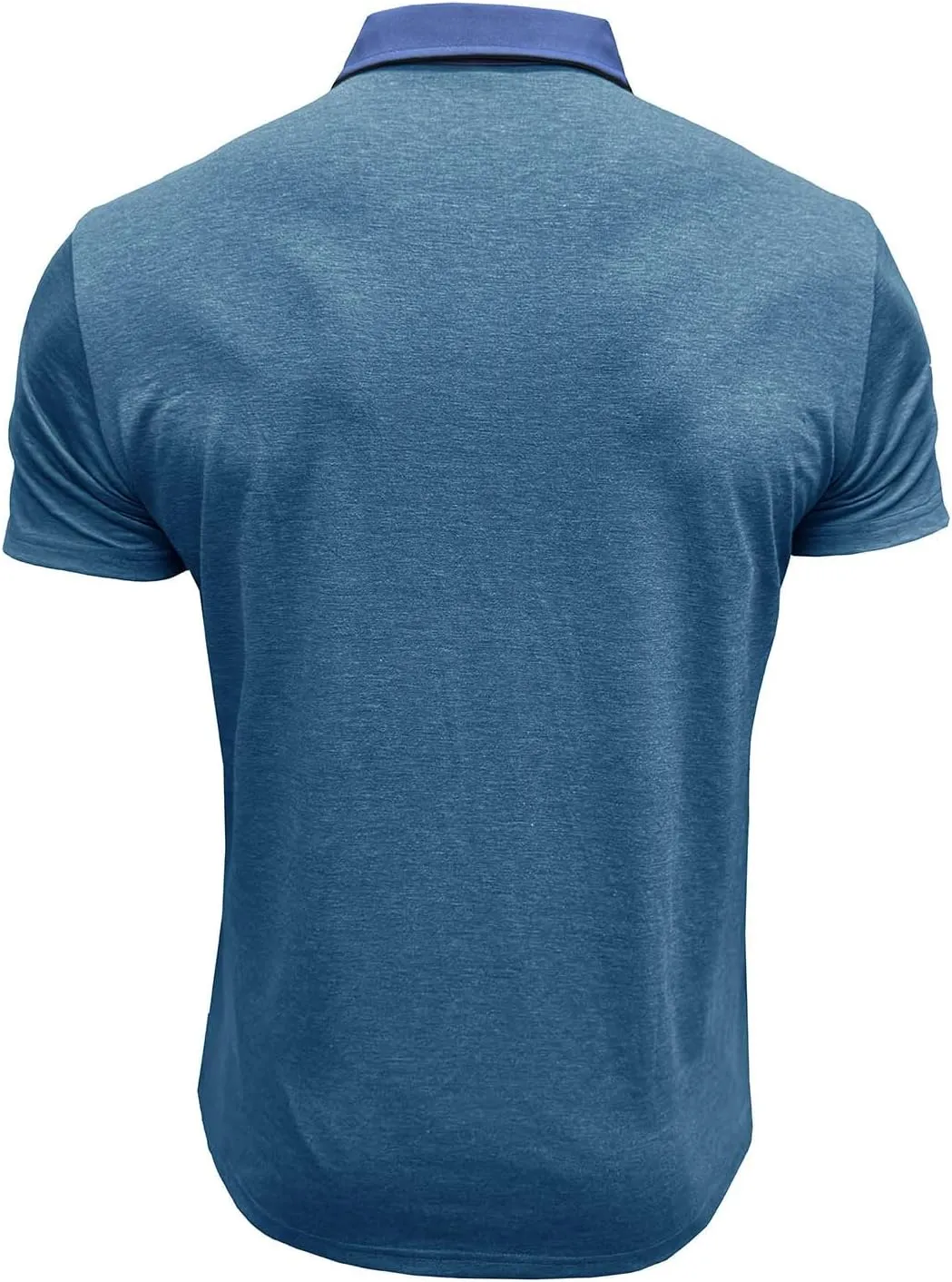 Golf Polos for Men Casual Shirts Classic Button Basic Short Sleeve Shirt Solid Tees Golf Stylish Tops with Pocket