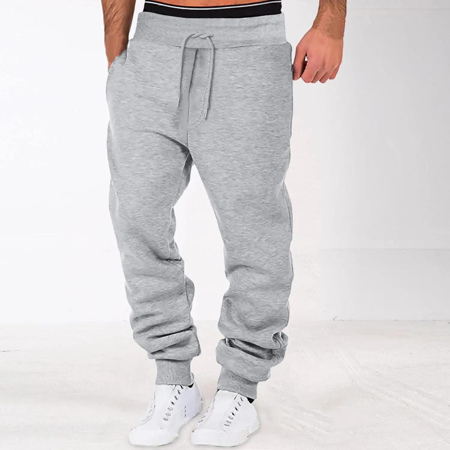 LCMTWX Joggers Pants Man Pants Casual Jogging Sports Elastic with Pockets Men's Men's Pants Joggers for Men Comfy Pants