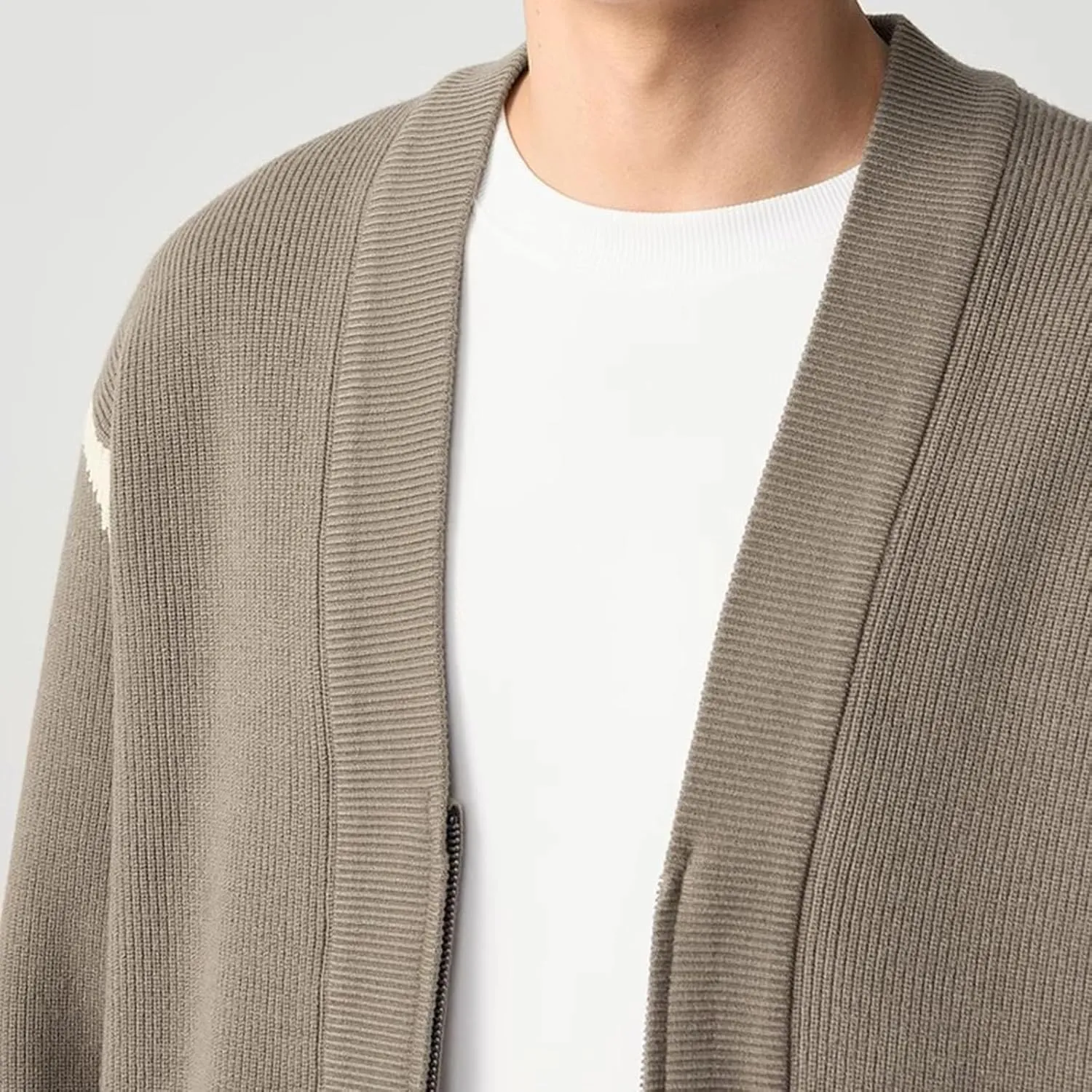 Men's Ruffle Shawl Collar Cardigan Long Sleeve Open Front Oversize Mid Length Drape Cape Overcoat with Pockets