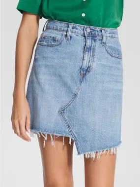 Nobody Denim Piper Skirt Skewed in Calma