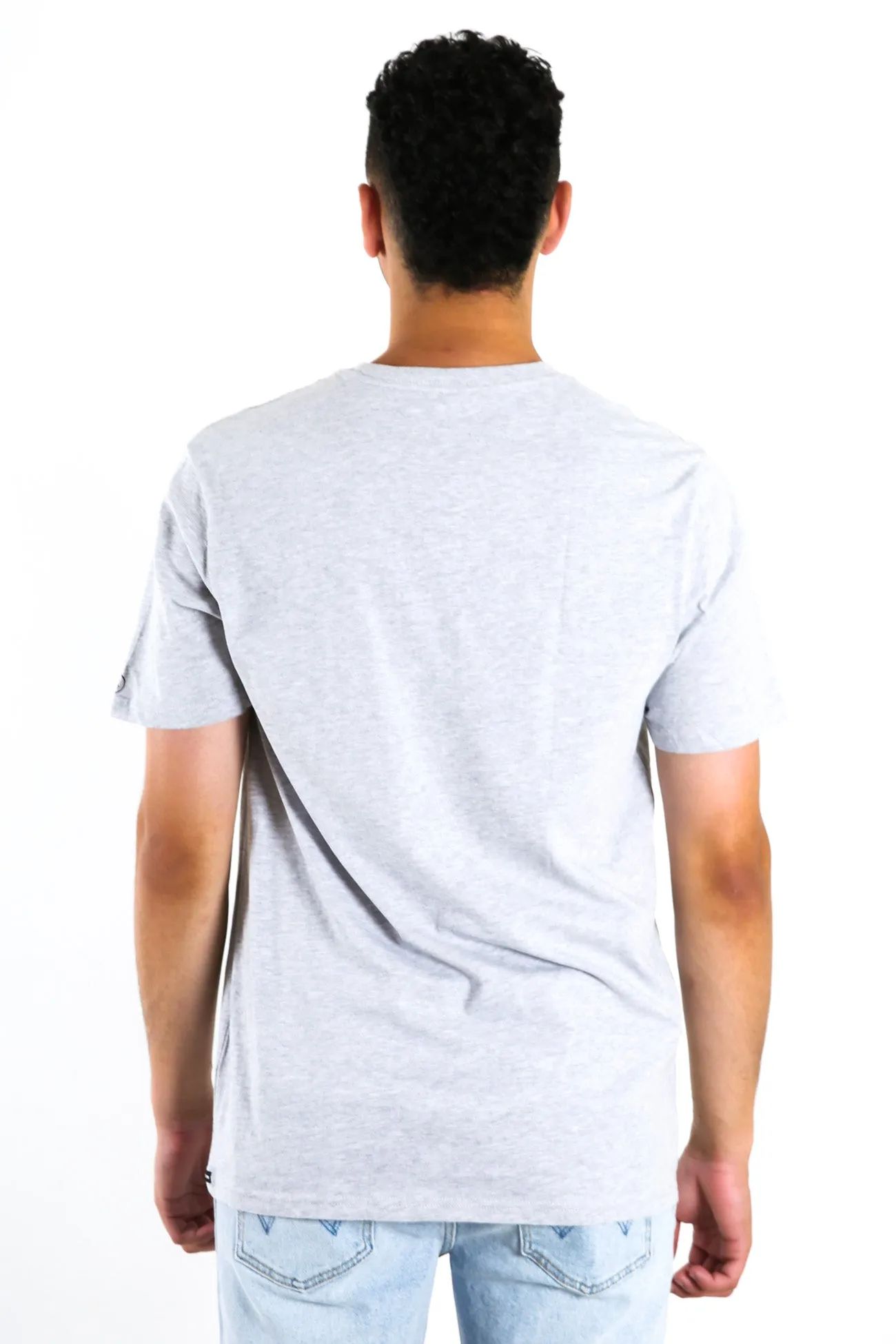 Solid Short Sleeve Tee Grey Marle