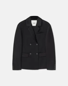 Steve - Tech-Satin Blazer - Black