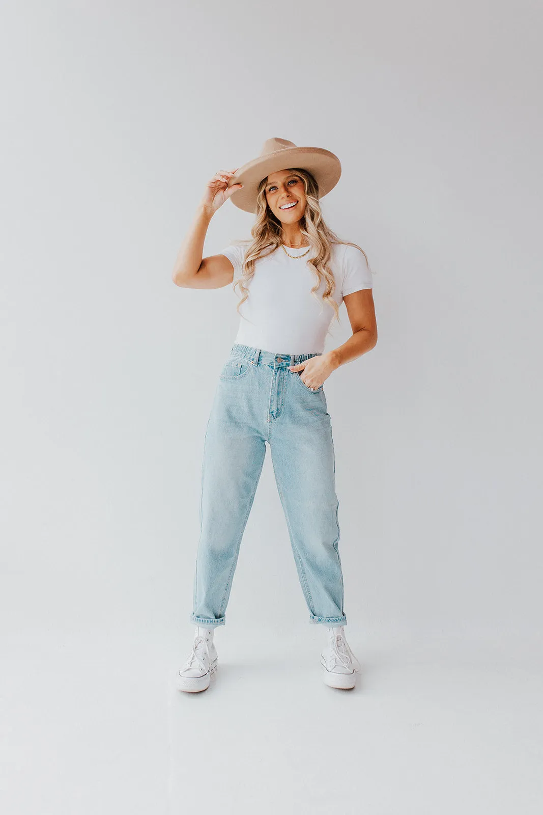 THE BAKER BASIC TOP IN WHITE