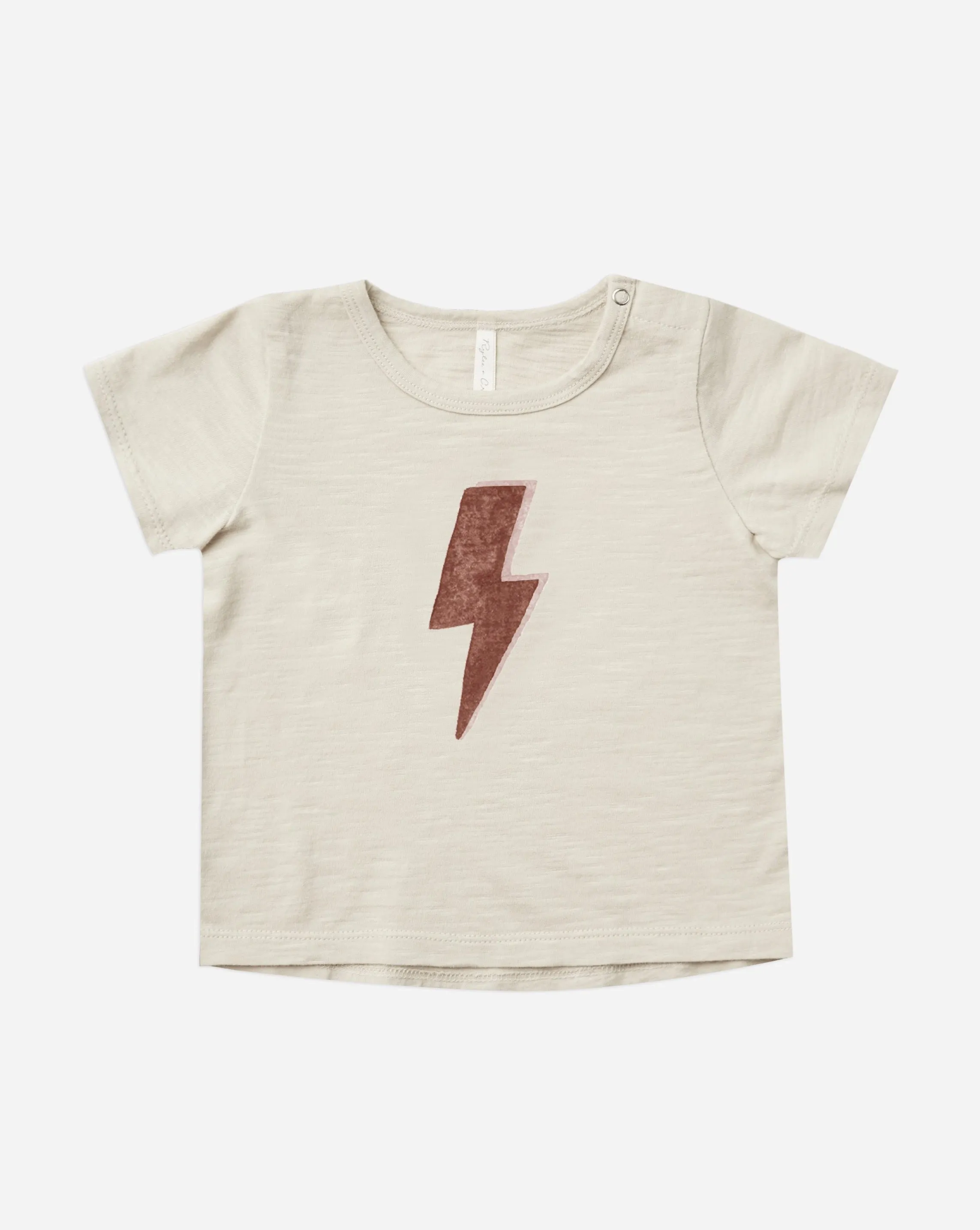 The Bolt Basic Tee by Rylee & Cru - Stone - BABY