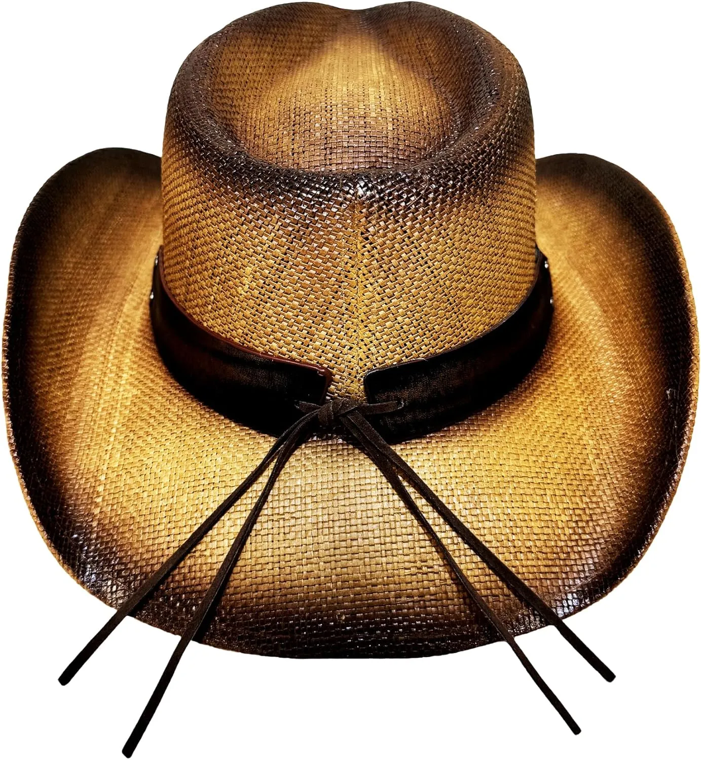Western Cowboy Hat Features Wide Brim for Sun Protection Belt Buckle, Stylish Perfect for Outdoor Adventures & Casual Wear