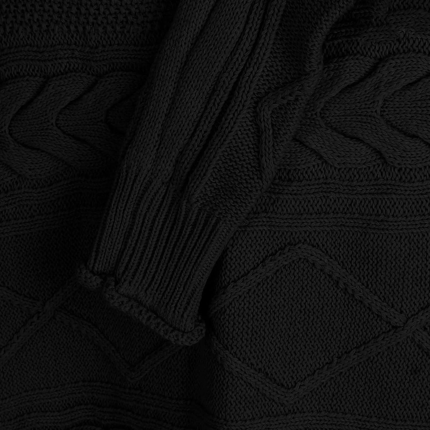 Women's Turtleneck Long Sleeve Loose Oversized Chunky Knitted Pullover Sweater Jumper Tops Fall Casual Solid Sweaters