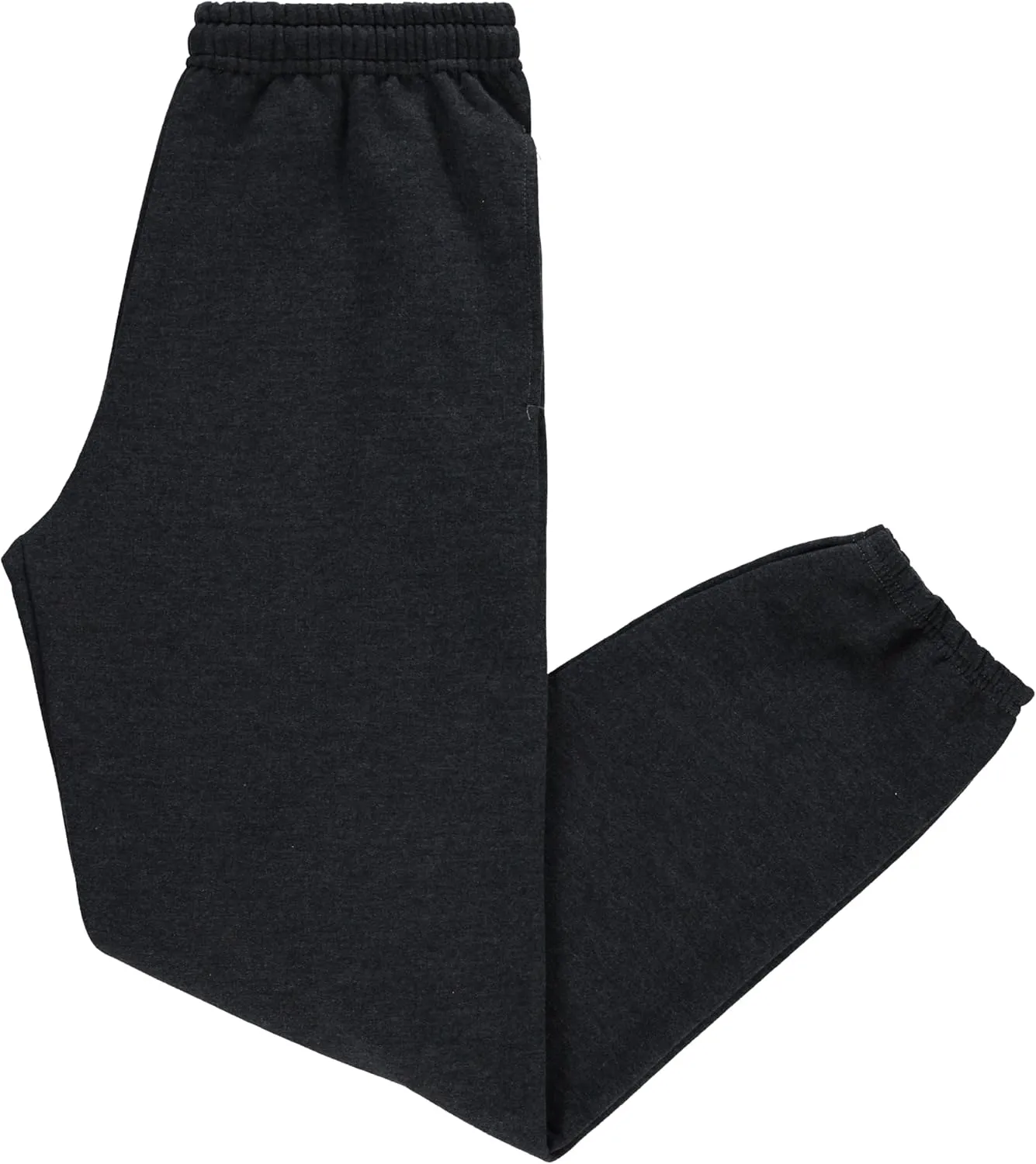 Yacht & Smith 24 Pack of Boys Jogger Bulk Sweatpants, Black Navy Gray, Comfy Lounge Joggers for Kids